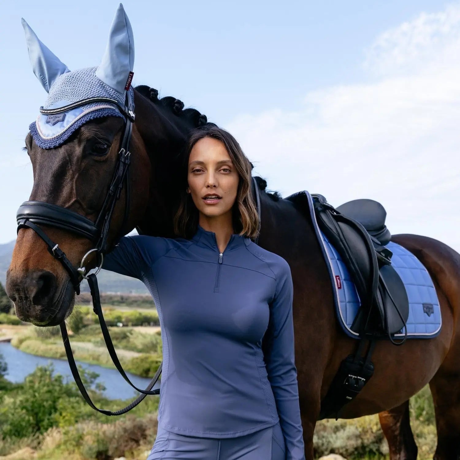 LeMieux Ladies Airflow Long Sleeve Base Layer Shadow| Online For Equine