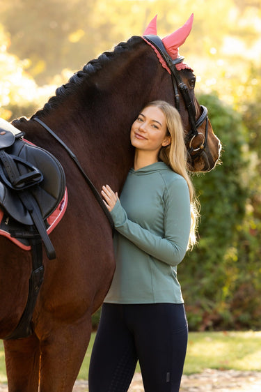 LeMieux Ladies Aloe Heidi Hooded Mid Layer Aloe| Online For Equine