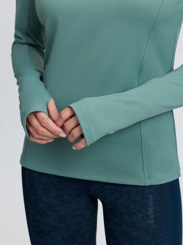LeMieux Ladies Aloe Heidi Hooded Mid Layer Aloe| Online For Equine