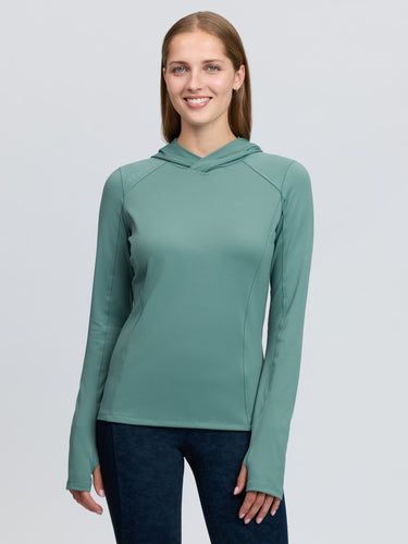 LeMieux Ladies Aloe Heidi Hooded Mid Layer Aloe| Online For Equine