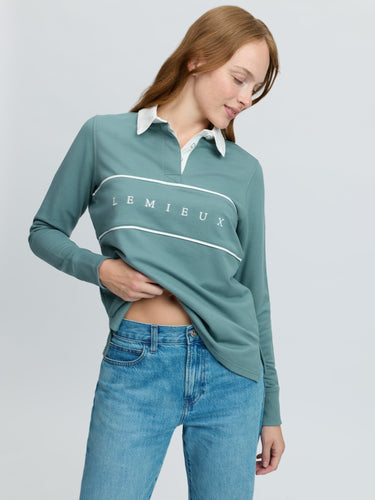 LeMieux Ladies Aloe Rochelle Rugby Shirt Aloe| Online For Equine
