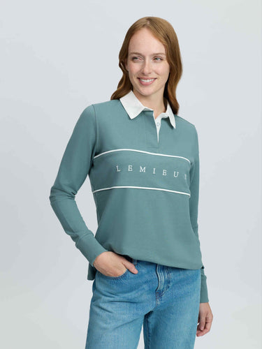 LeMieux Ladies Aloe Rochelle Rugby Shirt Aloe| Online For Equine