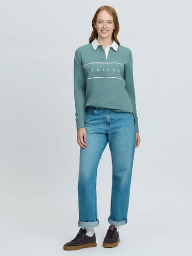 LeMieux Ladies Aloe Rochelle Rugby Shirt Aloe| Online For Equine