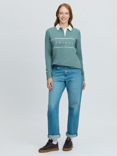 LeMieux Ladies Aloe Rochelle Rugby Shirt Aloe| Online For Equine