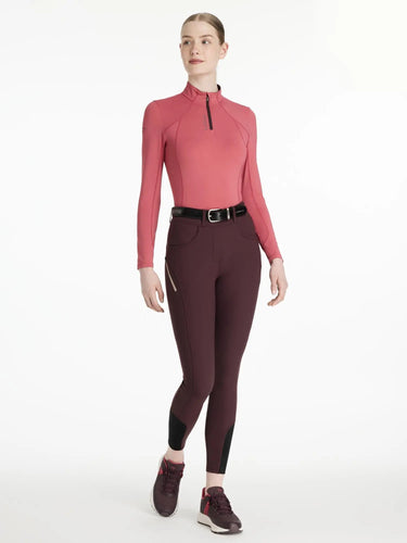 LeMieux Ladies Amy Brushed Breggings Damson| Online For Equine