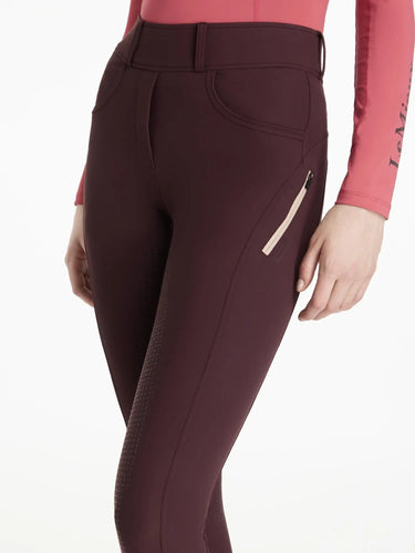 LeMieux Ladies Amy Brushed Breggings Damson| Online For Equine
