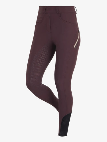 LeMieux Ladies Amy Brushed Breggings Damson| Online For Equine