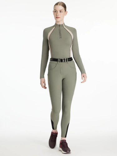 LeMieux Ladies Amy Brushed Breggings Rosemary| Online For Equine