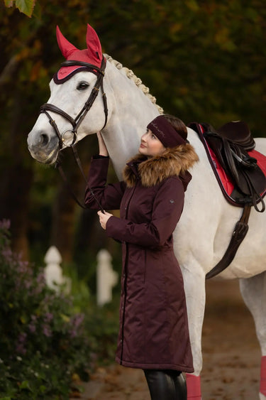LeMieux Ladies Anya Waterproof Riding Coat Damson| Online For Equine