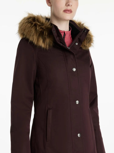 LeMieux Ladies Anya Waterproof Riding Coat Damson| Online For Equine