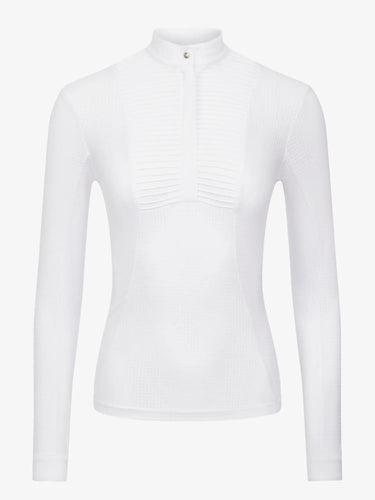 LeMieux Ladies Arielle Long Sleeve Show Shirt White| Online For Equine