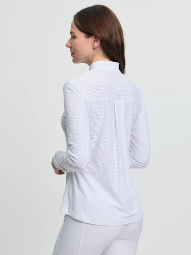 LeMieux Ladies Arielle Long Sleeve Show Shirt White| Online For Equine