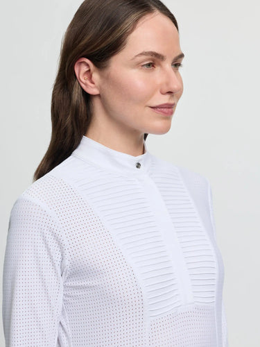 LeMieux Ladies Arielle Long Sleeve Show Shirt White| Online For Equine