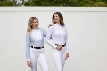 LeMieux Ladies Arielle Long Sleeve Show Shirt White| Online For Equine