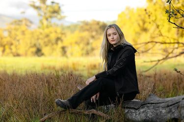LeMieux Ladies Black Athena Waterproof Lightweight Jacket Black| Online For Equine