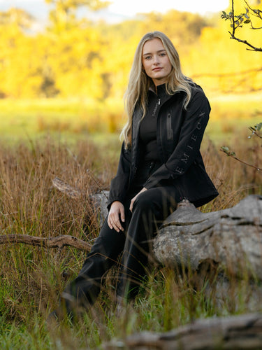 LeMieux Ladies Black Athena Waterproof Lightweight Jacket Black| Online For Equine