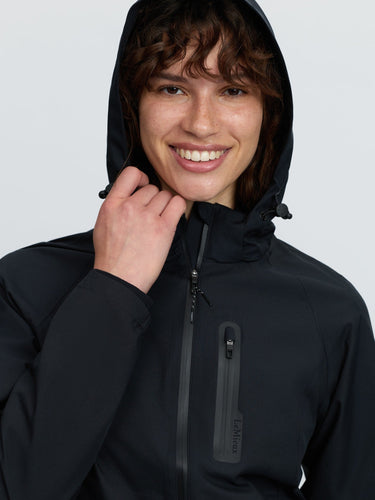 LeMieux Ladies Black Athena Waterproof Lightweight Jacket Black| Online For Equine