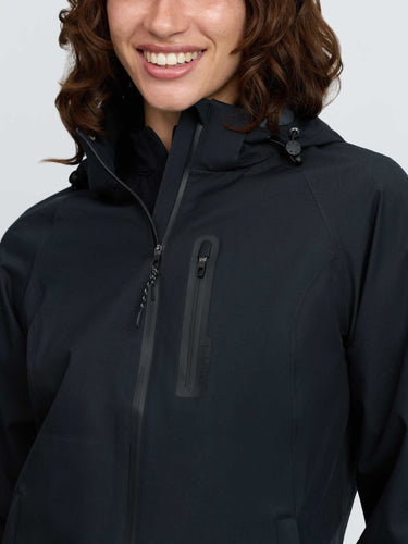 LeMieux Ladies Black Athena Waterproof Lightweight Jacket Black| Online For Equine