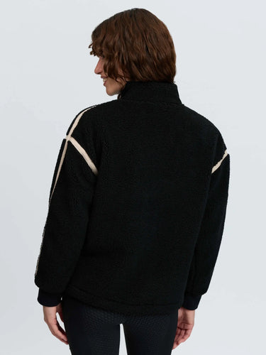 LeMieux Ladies Black Avery Teddy Quarter Zip Fleece Black| Online For Equine