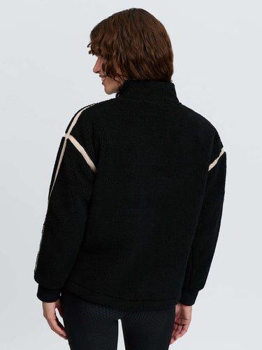 LeMieux Ladies Black Avery Teddy Quarter Zip Fleece Black| Online For Equine