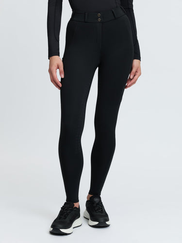 LeMieux Ladies Black Becca Half Seat Breeches Black| Online For Equine