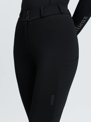 LeMieux Ladies Black Becca Half Seat Breeches Black| Online For Equine