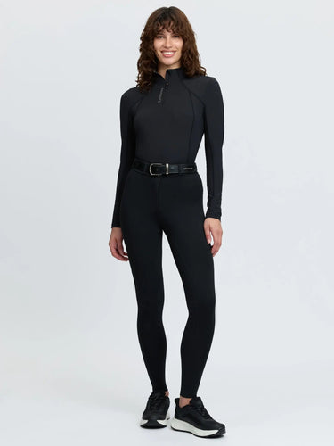 LeMieux Ladies Black Becca Half Seat Breeches Black| Online For Equine