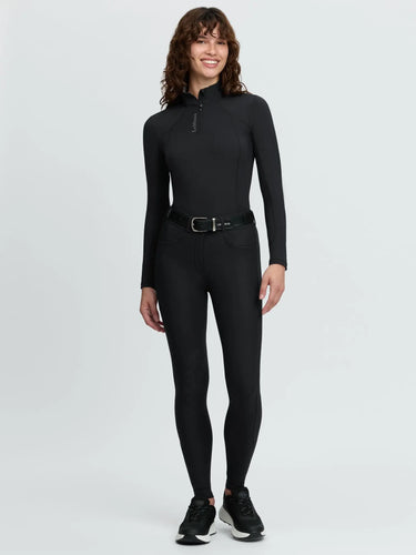 LeMieux Ladies Black Blair Knee Grip Breeches Black| Online For Equine