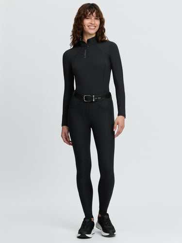 LeMieux Ladies Black Blair Knee Grip Breeches Black| Online For Equine