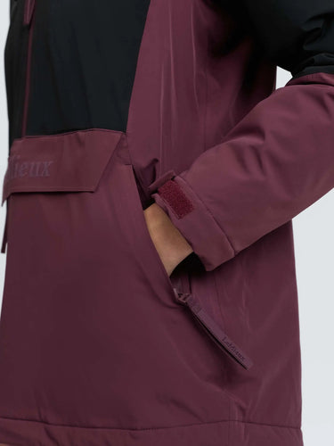 LeMieux Ladies Black/Bramble Phoebe Half Zip Waterproof Anorak Black/Bramble| Online For Equine