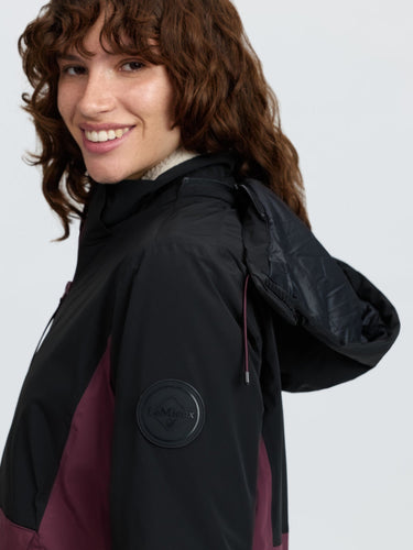 LeMieux Ladies Black/Bramble Phoebe Half Zip Waterproof Anorak Black/Bramble| Online For Equine