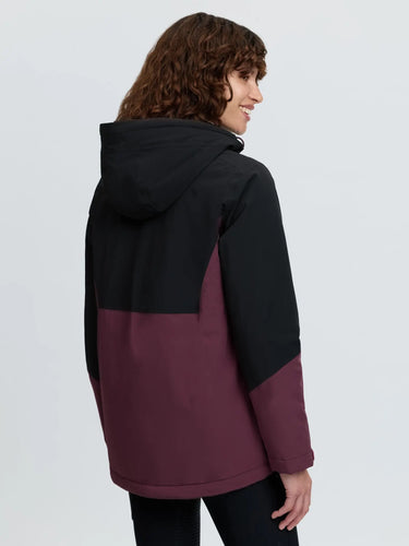 LeMieux Ladies Black/Bramble Phoebe Half Zip Waterproof Anorak Black/Bramble| Online For Equine