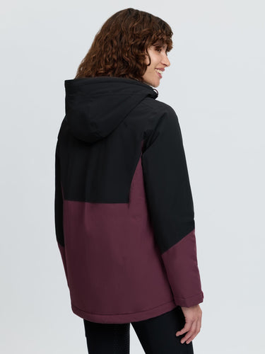 LeMieux Ladies Black/Bramble Phoebe Half Zip Waterproof Anorak Black/Bramble| Online For Equine