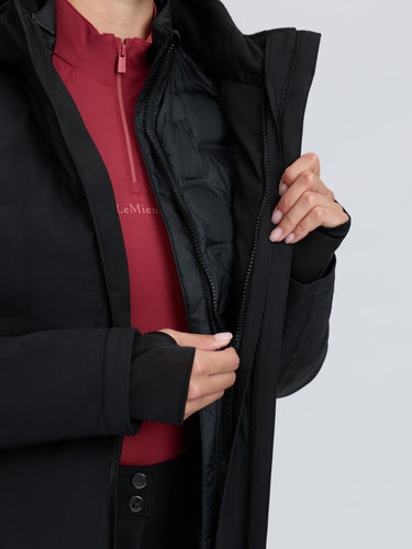 LeMieux Ladies Black Brooke 3 in 1 Waterproof Hybrid Jacket Black| Online For Equine