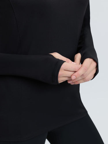 LeMieux Ladies Black Heidi Hooded Mid Layer Black| Online For Equine