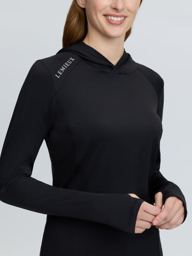 LeMieux Ladies Black Heidi Hooded Mid Layer Black| Online For Equine
