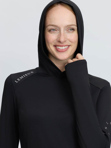 LeMieux Ladies Black Heidi Hooded Mid Layer Black| Online For Equine