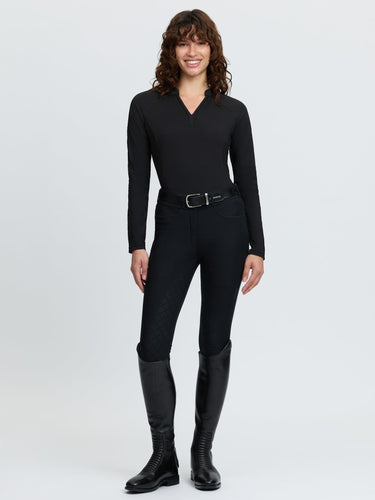 LeMieux Ladies Black Lisa Long Sleeve Base Layer Black| Online For Equine