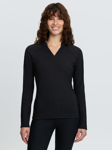 LeMieux Ladies Black Lisa Long Sleeve Base Layer Black| Online For Equine
