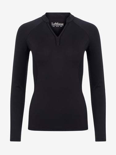 LeMieux Ladies Black Lisa Long Sleeve Base Layer Black| Online For Equine