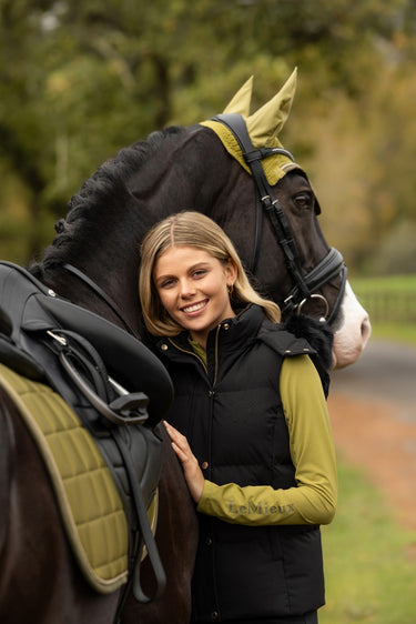LeMieux Ladies Black Margot Hooded Gilet Black| Online For Equine