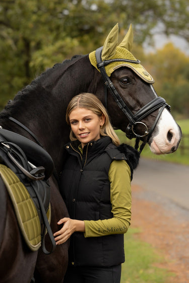 LeMieux Ladies Black Margot Hooded Gilet Black| Online For Equine