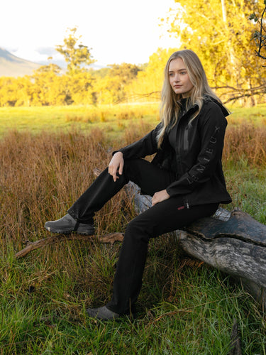 LeMieux Ladies Black Stormwear Stretch Waterproof Trousers Black| Online For Equine