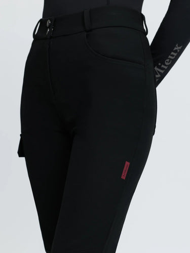 LeMieux Ladies Black Stormwear Stretch Waterproof Trousers Black| Online For Equine