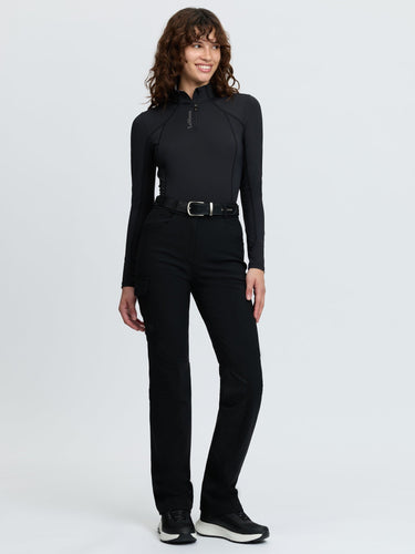 LeMieux Ladies Black Stormwear Stretch Waterproof Trousers Black| Online For Equine