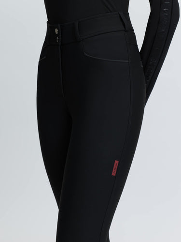 LeMieux Ladies Black Tall Isabelle Knee Grip Breeches Black| Online For Equine