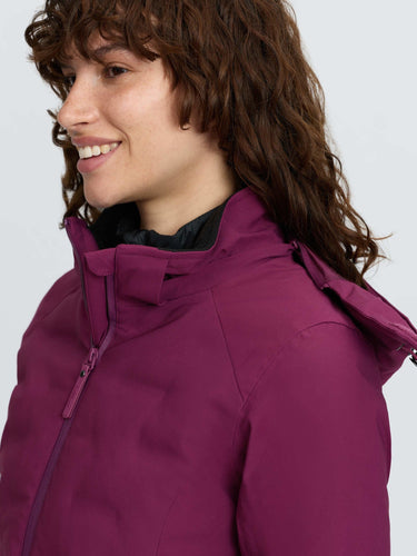 LeMieux Ladies Blackberry Brooke 3 in 1 Waterproof Hybrid Jacket Blackberry| Online For Equine