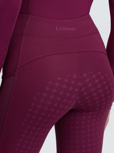 LeMieux Ladies Blackberry Naomi Pull On Breeches Blackberry| Online For Equine