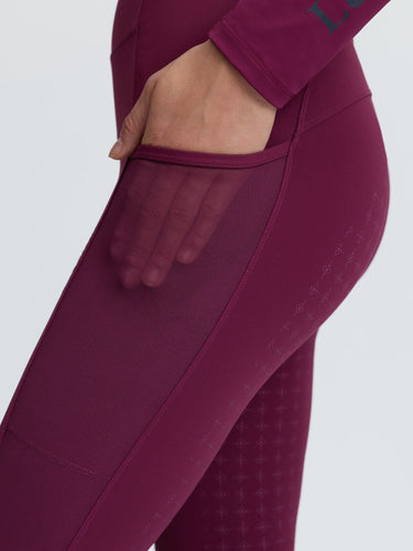 LeMieux Ladies Blackberry Naomi Pull On Breeches Blackberry| Online For Equine
