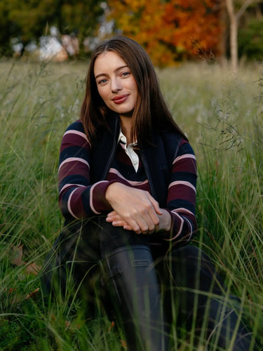 LeMieux Ladies Bramble Sloane Stripe Rugby Shirt| Online For Equine